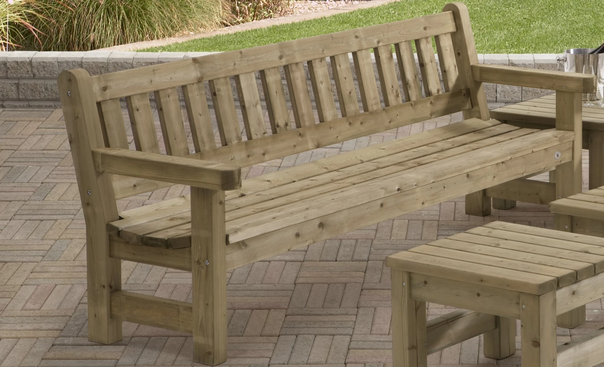 Talen Parkbank Zeist Vierzits - Afbeelding 3